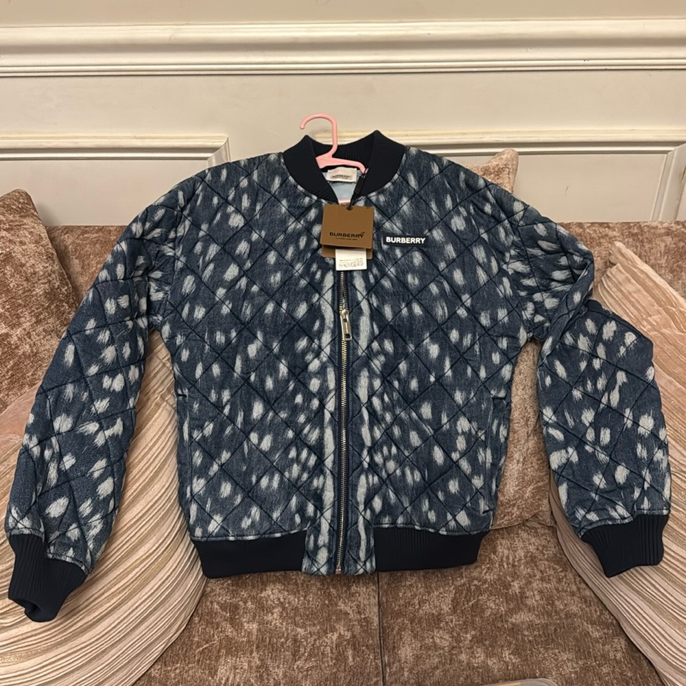 100% Authentic Unisex Kids Burberry Denim Jacket